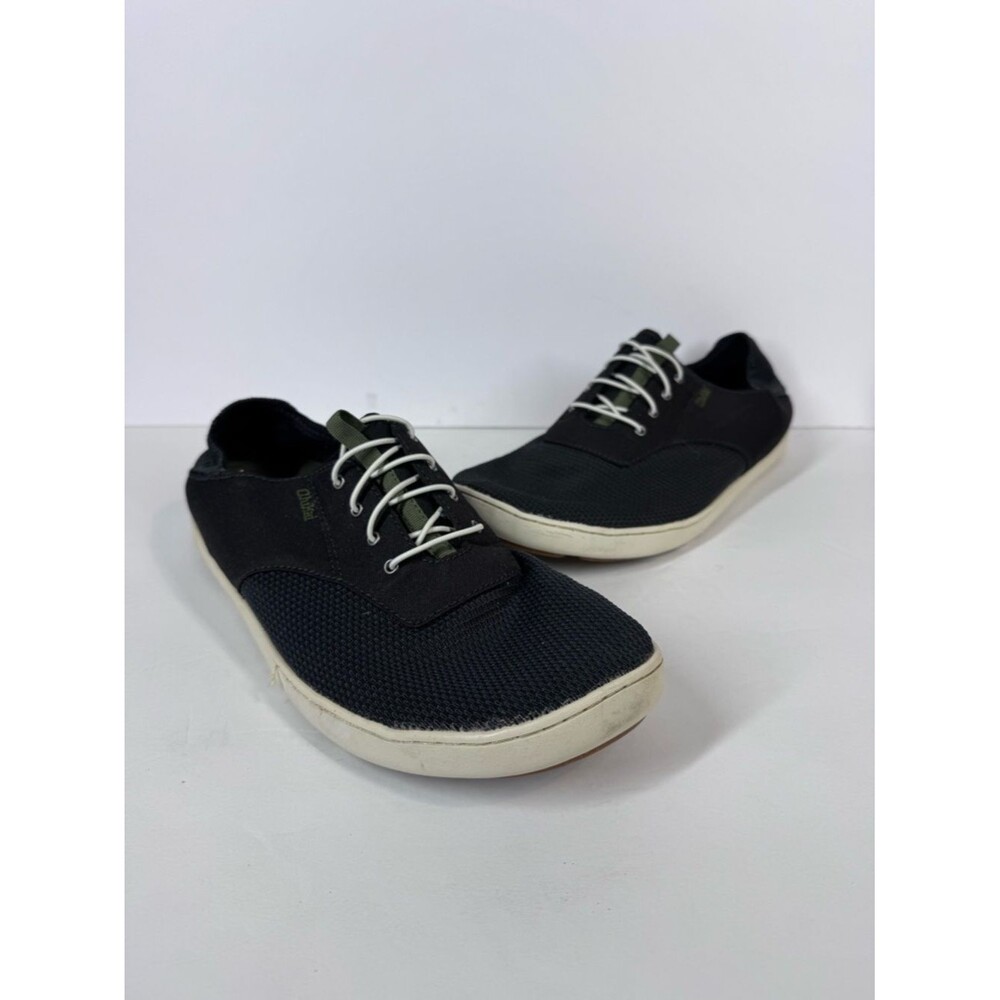OLUKAI Nohea Moku Men's No Tie Boat Shoes Breathable & Quick Dry Mesh Mens 11.5